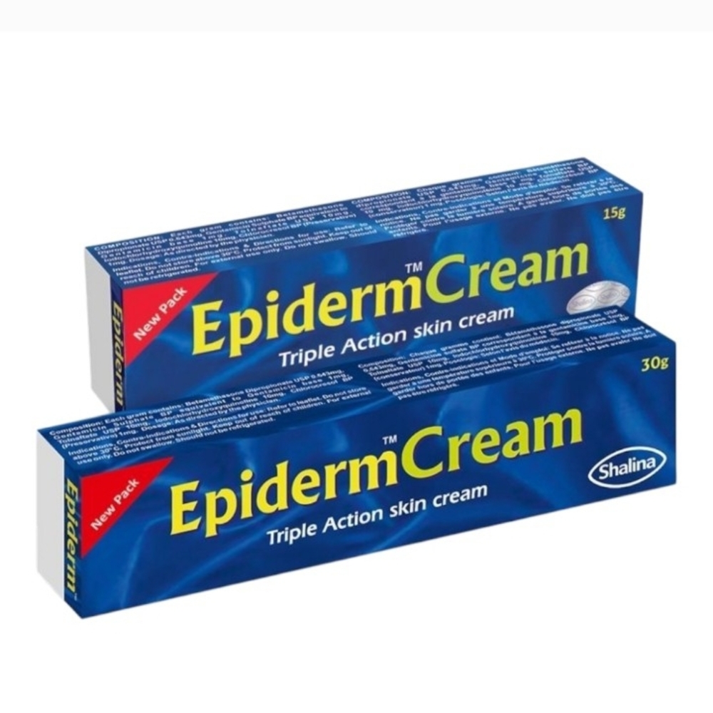 2 Packs Epiderm Cream Triple Action Skin Cream